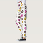 Leggings Colorful Donuts Seamless Pattern – Sweet Bakery Tr (Gauche)