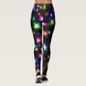 Leggings Colorful Fire Works (Dos)