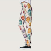 Leggings Colorful Gemstone Pattern (1) (Gauche)
