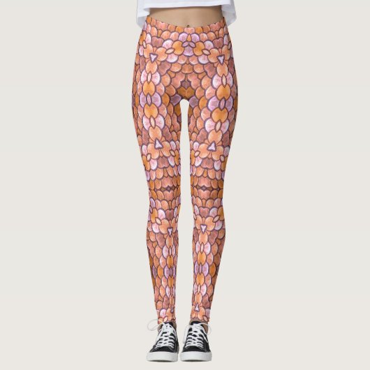 Leggings Colorful geometric pattern (Devant)