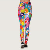 Leggings Colorful Happy Little Circles Oeuvre originale (Dos)
