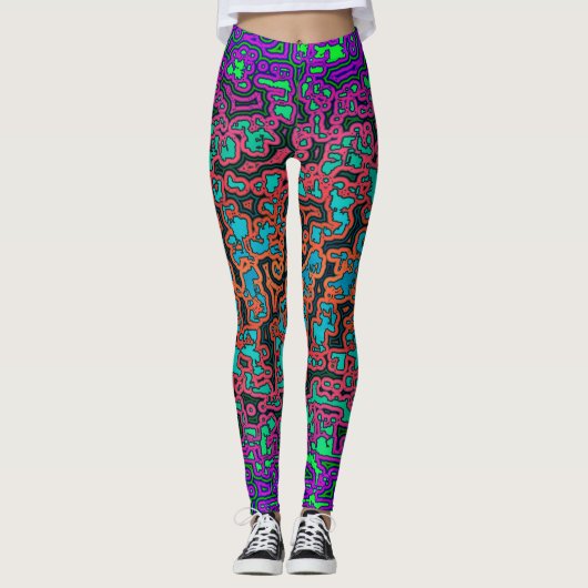 Leggings Colorful Labyrinth♥ (Devant)