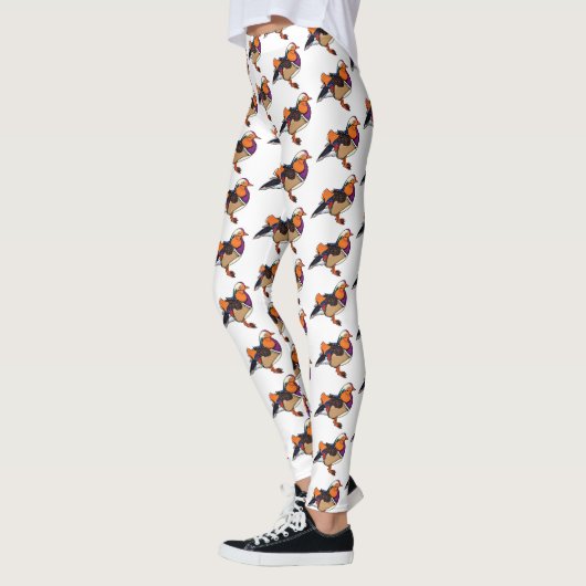 Leggings Colorful mandarin duck (Gauche)