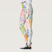 Leggings Colorful Pastel Patchwork Preppy (Gauche)