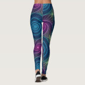 Leggings Colorful Spiral Vortex Illusion | Seamless Optical (Dos)