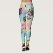 Leggings Colorful Urban Graffiti Pattern (4) (Dos)