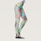 Leggings Colorful Urban Graffiti Pattern (4) (Droite)