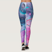 Leggings Coloris Abstraits (Dos)