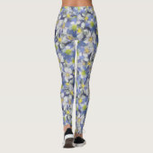 Leggings Columbines Motif sans couture (Dos)
