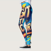 Leggings Combattre jusqu'à la victoire - Force et persévéra (Gauche)