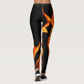 Leggings Combattre les flammes de feu des Legs de Hipster (Dos)