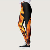 Leggings Combattre les flammes de feu des Legs de Hipster (Gauche)