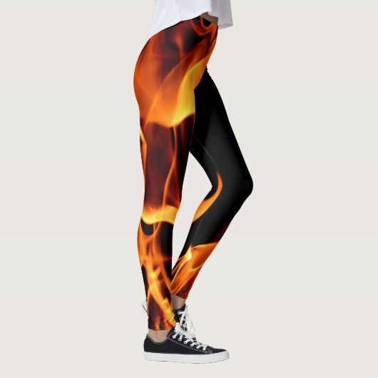 Leggings Combattre les flammes de feu des Legs de Hipster (Droite)