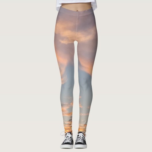 LEGGINGS COMBINAISON DE COULEUR DU CIEL (Devant)