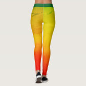 Leggings COMBO Grunge et VERT avec nom DUAL DEUX TONS (Dos)