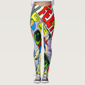 Leggings Comics de fonctionnalités #108 (Devant)