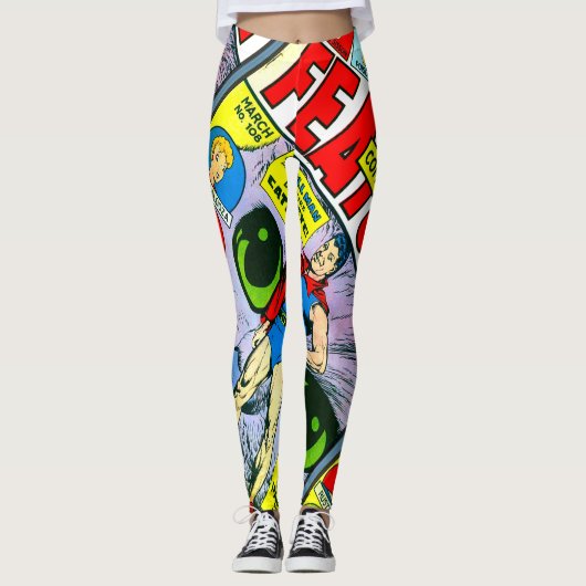 Leggings Comics de fonctionnalités #108 (Devant)