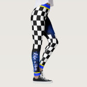 Leggings Comme un Motif Boss Checkers & Dot sur votre Col (Droite)