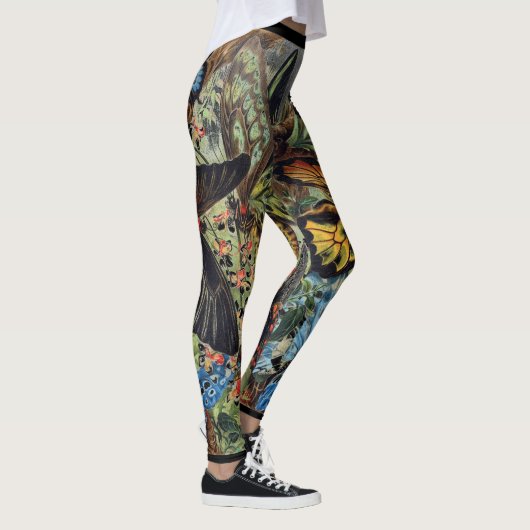 Leggings Compiler les héritages Hipster Impression Papillon (Droite)
