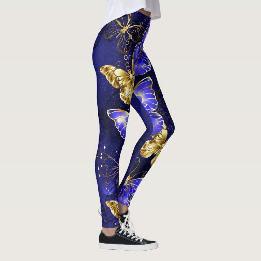 Leggings Composition avec papillons Sapphire (Droite)