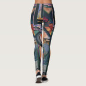 Leggings « Composition colorée » Art (Dos)