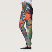 Leggings « Composition colorée » Art (Gauche)