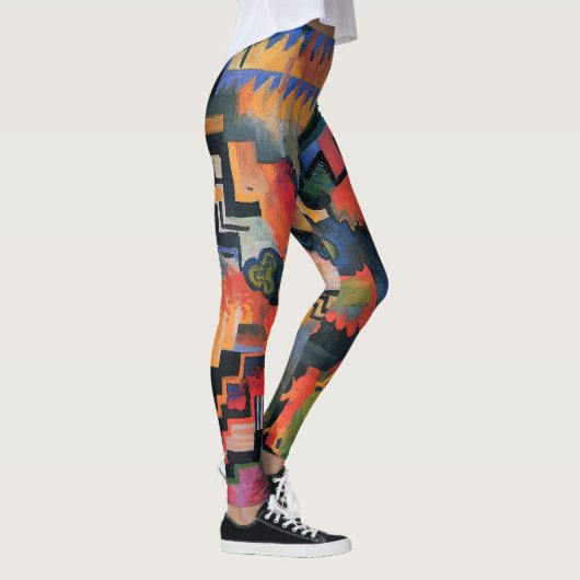 Leggings Composition colorée d'August Macke, Art ancien (Droite)