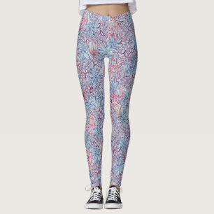 Leggings Composition de aquarelle sous-marine Série Design