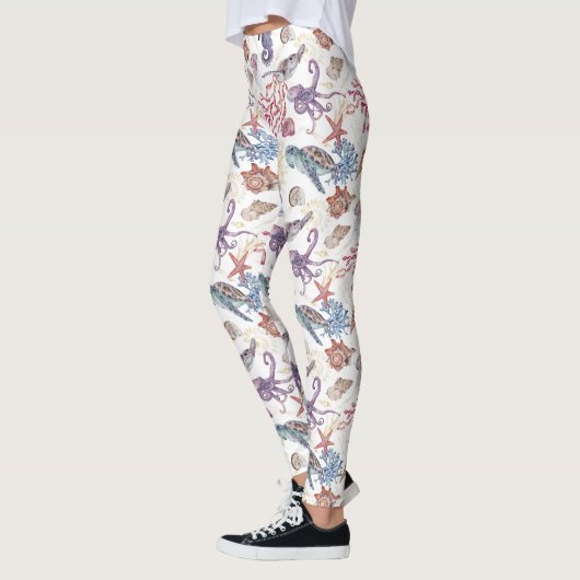 Leggings Composition de l'eau souterraine Conception 1 (Gauche)