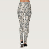 Leggings Composition florale abstraite à la gouache (Dos)