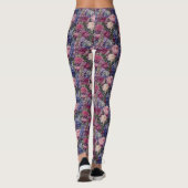 Leggings Composition florale dense de jardin anglais (Dos)