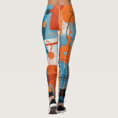 Leggings Composition géométrique Abstraite (Dos)