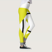 Leggings Composition I Lozengs 4 lignes Gr Jaune (Droite)