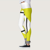 Leggings Composition I Lozengs 4 lignes Gr Jaune (Gauche)
