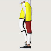Leggings Composition monodraine colorée (Gauche)
