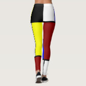 Leggings Composition monodraine colorée (Dos)