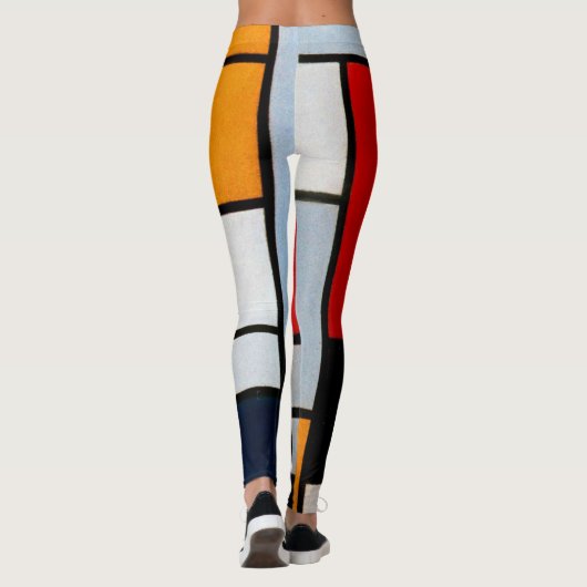 Leggings Composition with Large Red Plane (Dos)