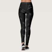 Leggings Compte à rebours de Noël (Dos)