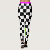 Leggings Concept alternatif À damiers Flourescent Croire (Dos)