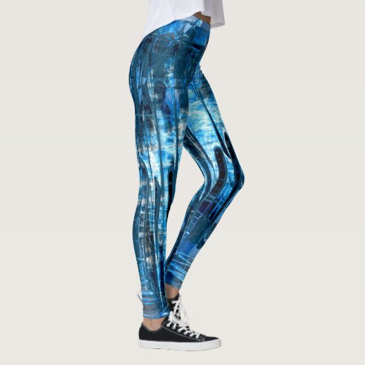 Leggings Concepteur bleu Denim (Droite)