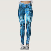 Leggings Concepteur bleu Denim (Devant)