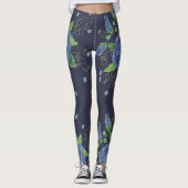 Leggings Concepteur Rose bleu (Devant)
