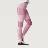 Leggings Conception à carreaux et à vichy rose (Droite)