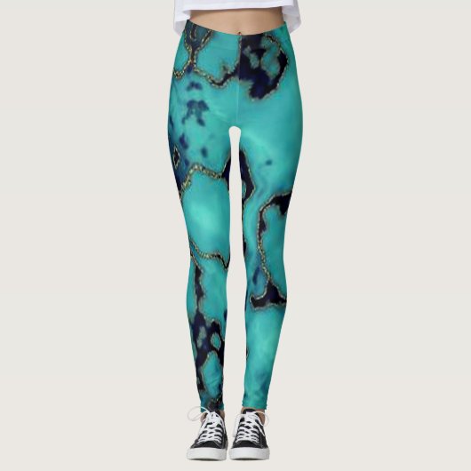 Leggings Conception à la mode fraîche de pierre de marbre (Devant)