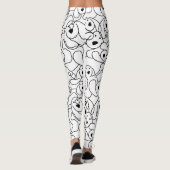 Leggings Conception Abstraite de doggie (Dos)