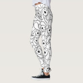 Leggings Conception Abstraite de doggie (Gauche)