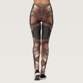 Leggings Conception abstraite de l'armure de gilet viking e (Dos)