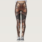 Leggings Conception abstraite de l'armure de gilet viking e (Devant)