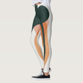 Leggings Conception Abstraite des feuilles (Gauche)