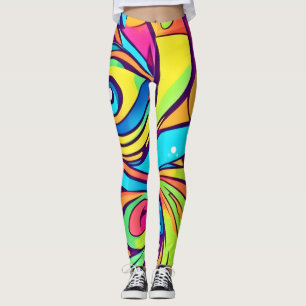 Leggings Conception Abstraite des yeux